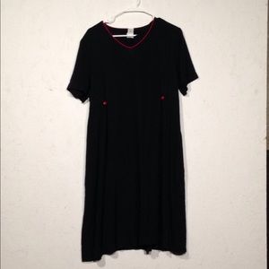 Duo Maternity | Black and Red Maternity Dress L